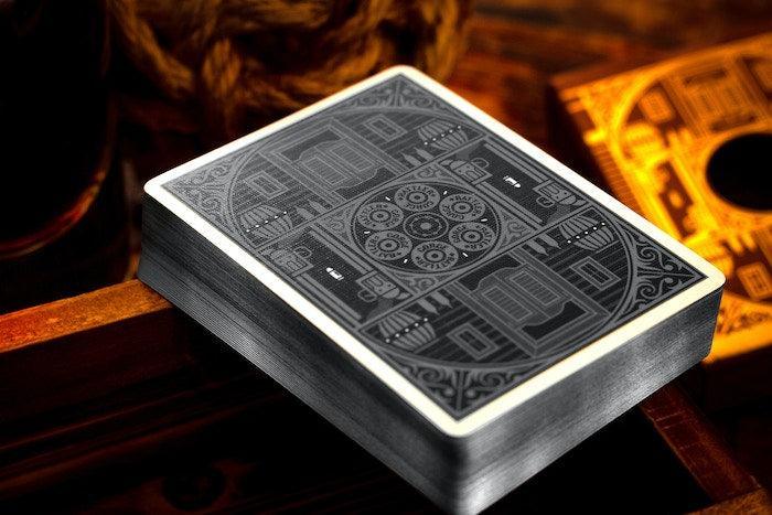 Rattler Gorge Noir Playing Cards - Gilded Playing Cards by The Card Guy