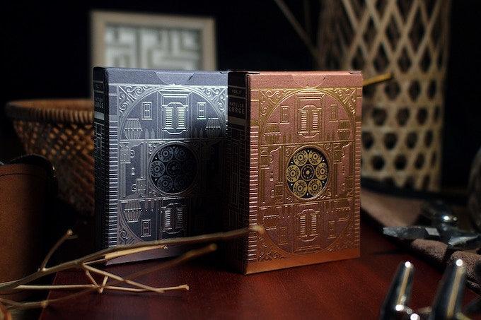 Rattler Gorge Noir Playing Cards - Gilded Playing Cards by The Card Guy