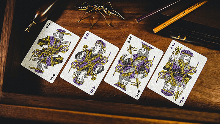 Rebirth Playing Cards - Purple Playing Cards by Ark Playing Cards