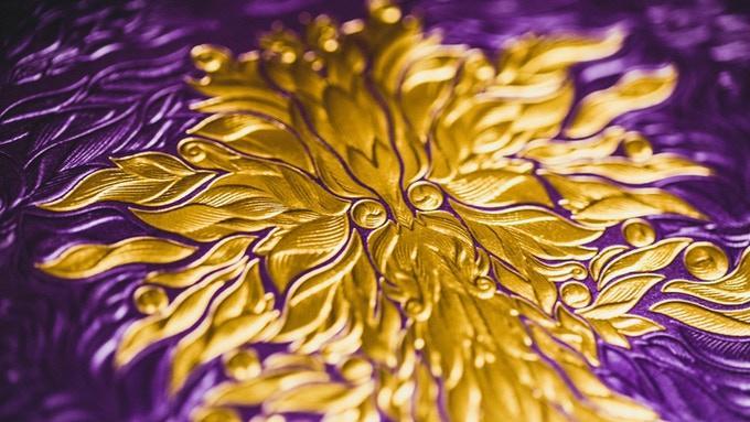Rebirth Playing Cards - Purple Playing Cards by Ark Playing Cards