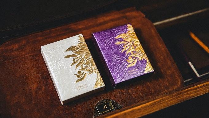 Rebirth Playing Cards - Purple Playing Cards by Ark Playing Cards