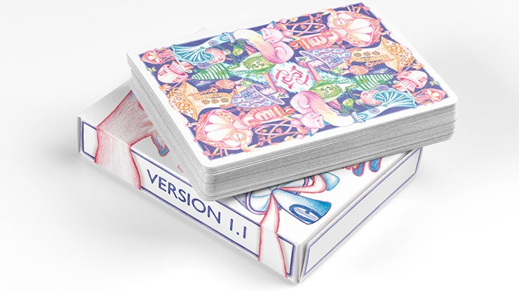 Red Fox Playing Cards - Purple Edition Playing Cards by RarePlayingCards.com