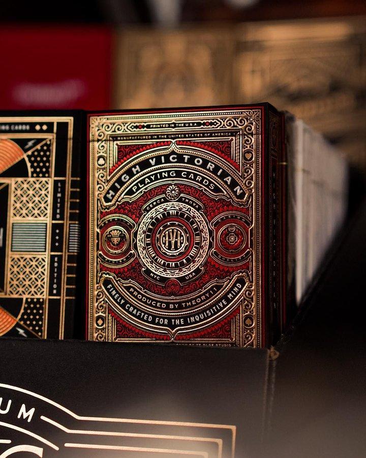 Red High Victorian Playing Cards by Theory11