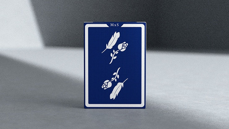 Royal Blue Remedies Playing Cards by Madison x Schneider Playing Cards by RarePlayingCards.com