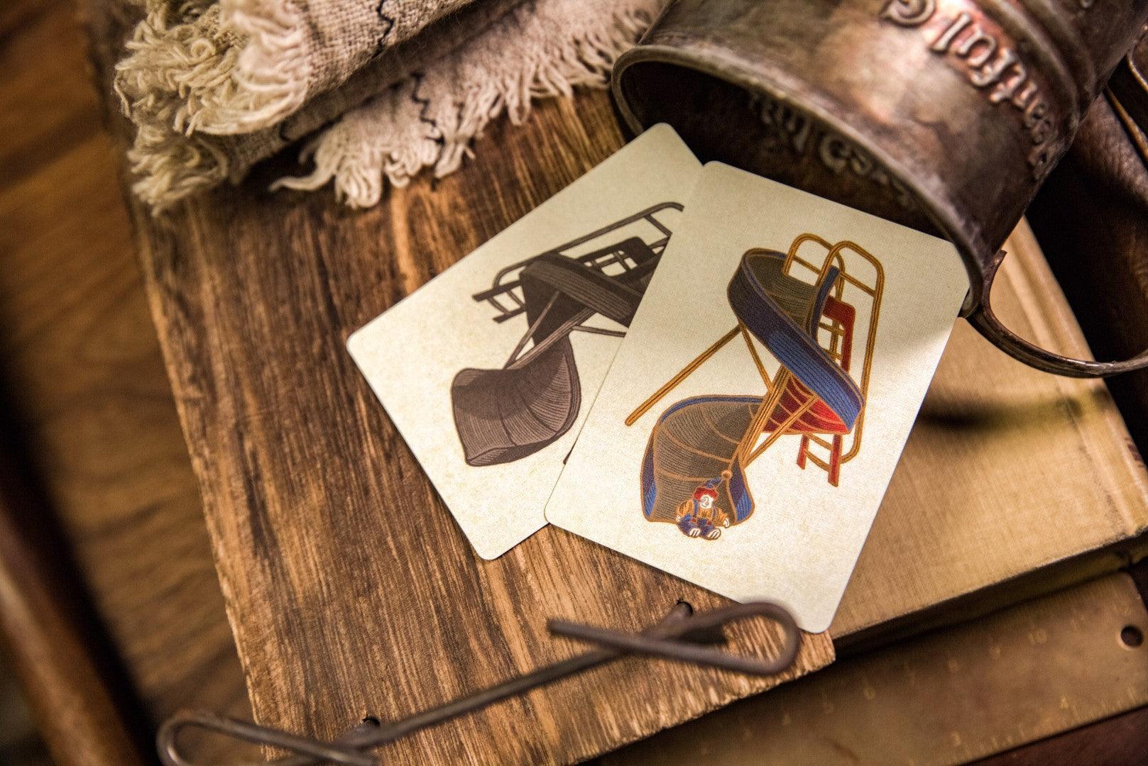 Red Reminisce Playing Cards Playing Cards by Ark Playing Cards