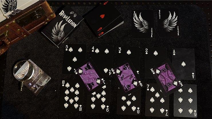 Revelation Black Playing Cards by US Playing Card Co.