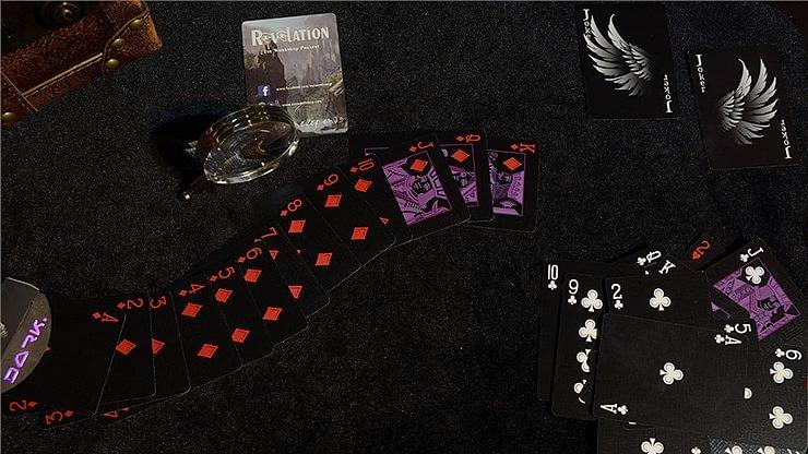 Revelation Black Playing Cards by US Playing Card Co.