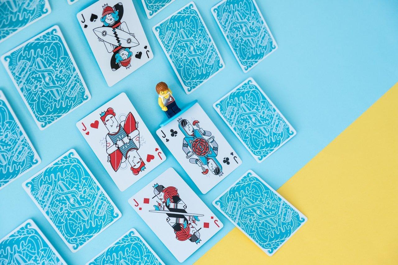 Surfboard Playing Cards by Riffle Shuffle Playing Card Company