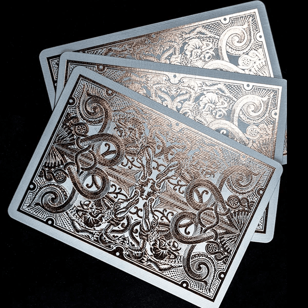 Rose Gold Gatorbacks Playing Cards by David Blaine