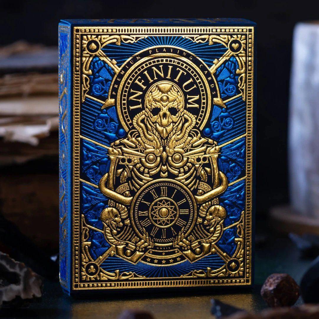 Infinitum Playing Cards - Royal Blue Playing Cards by Elephant Playing Cards