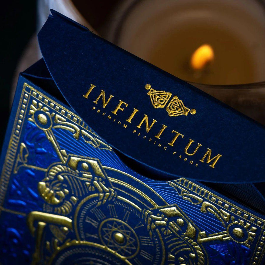 Infinitum Playing Cards - Royal Blue Playing Cards by Elephant Playing Cards