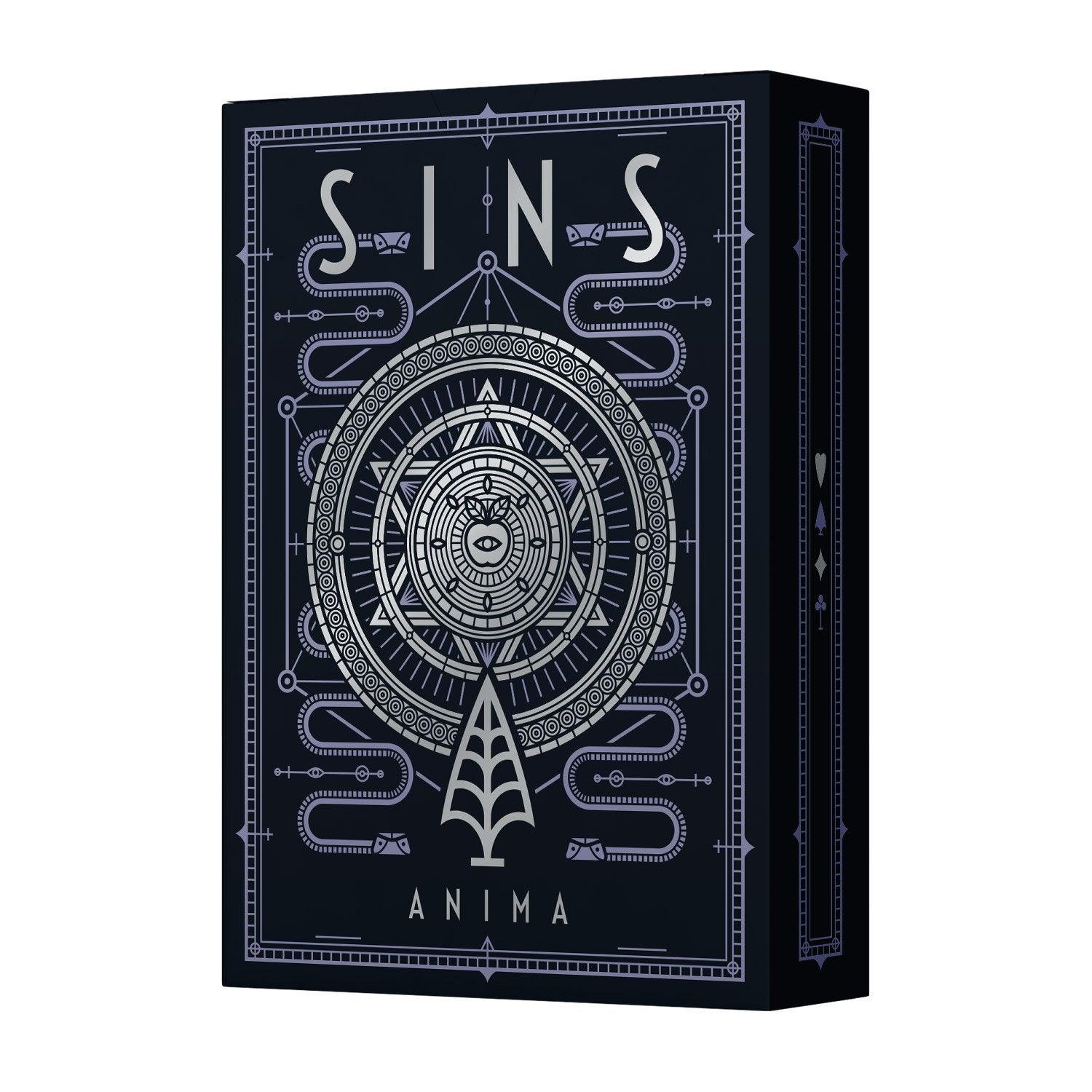 SINS Black Anima playing cards Playing Cards by Thirdway Industries