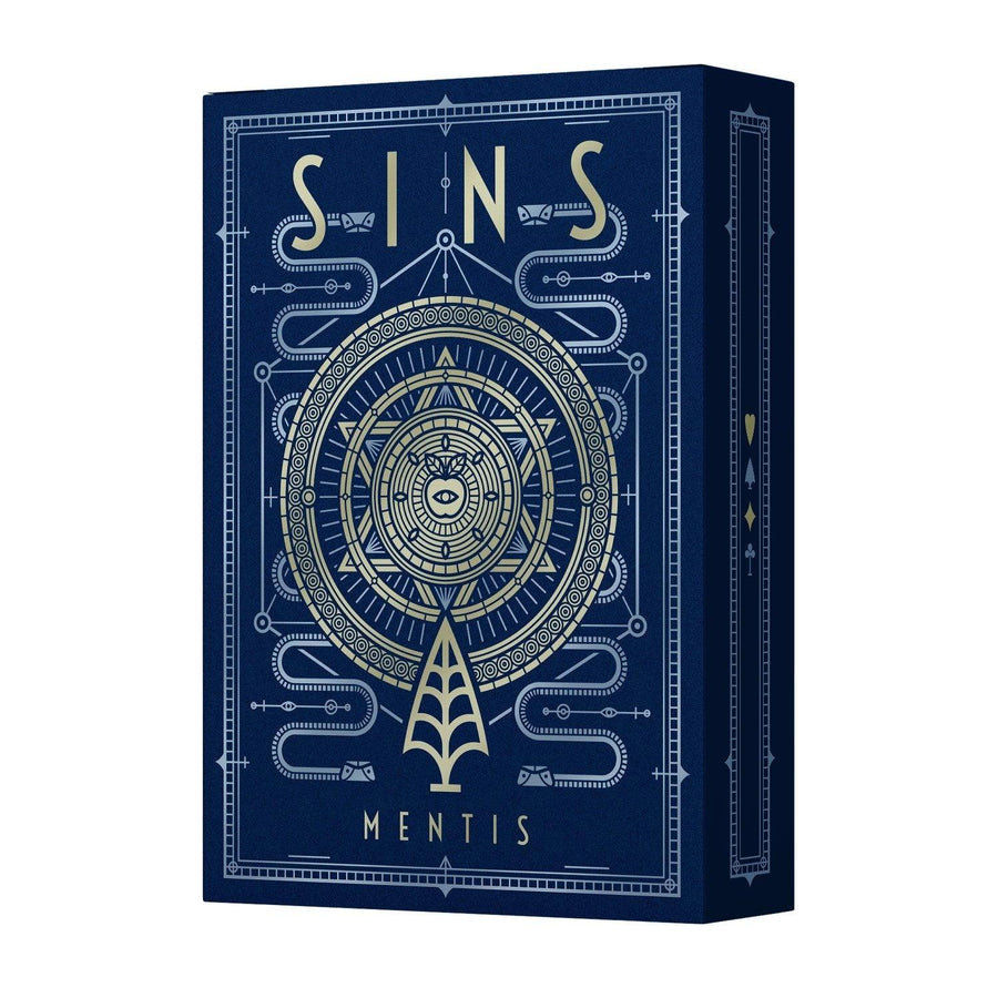 SINS Blue Mentis Playing Cards Playing Cards by Thirdway Industries
