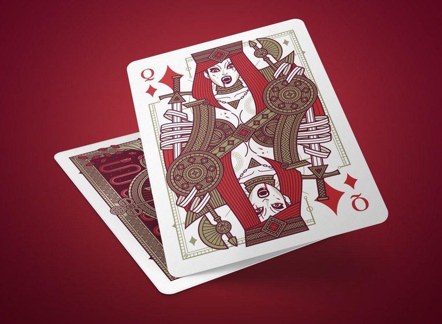 SINS Red Corpus playing cards Playing Cards by Thirdway Industries