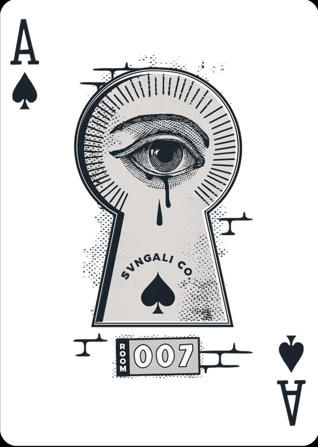 SVNGALI 07- Human Stranger Playing Cards by SVNGALI