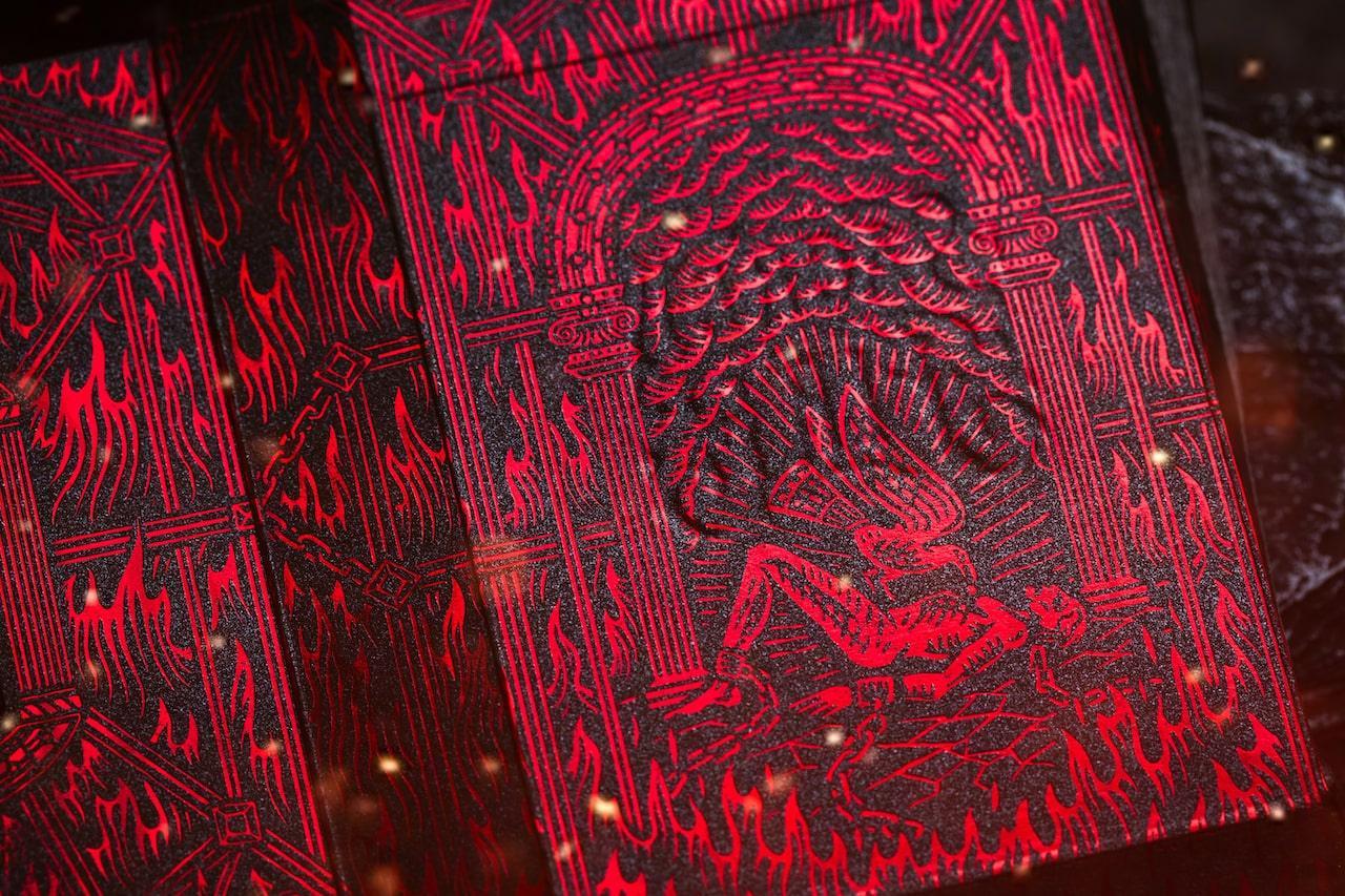 Sacred Fire Playing Cards - Eternal Flame Playing Cards by Riffle Shuffle Playing Card Company