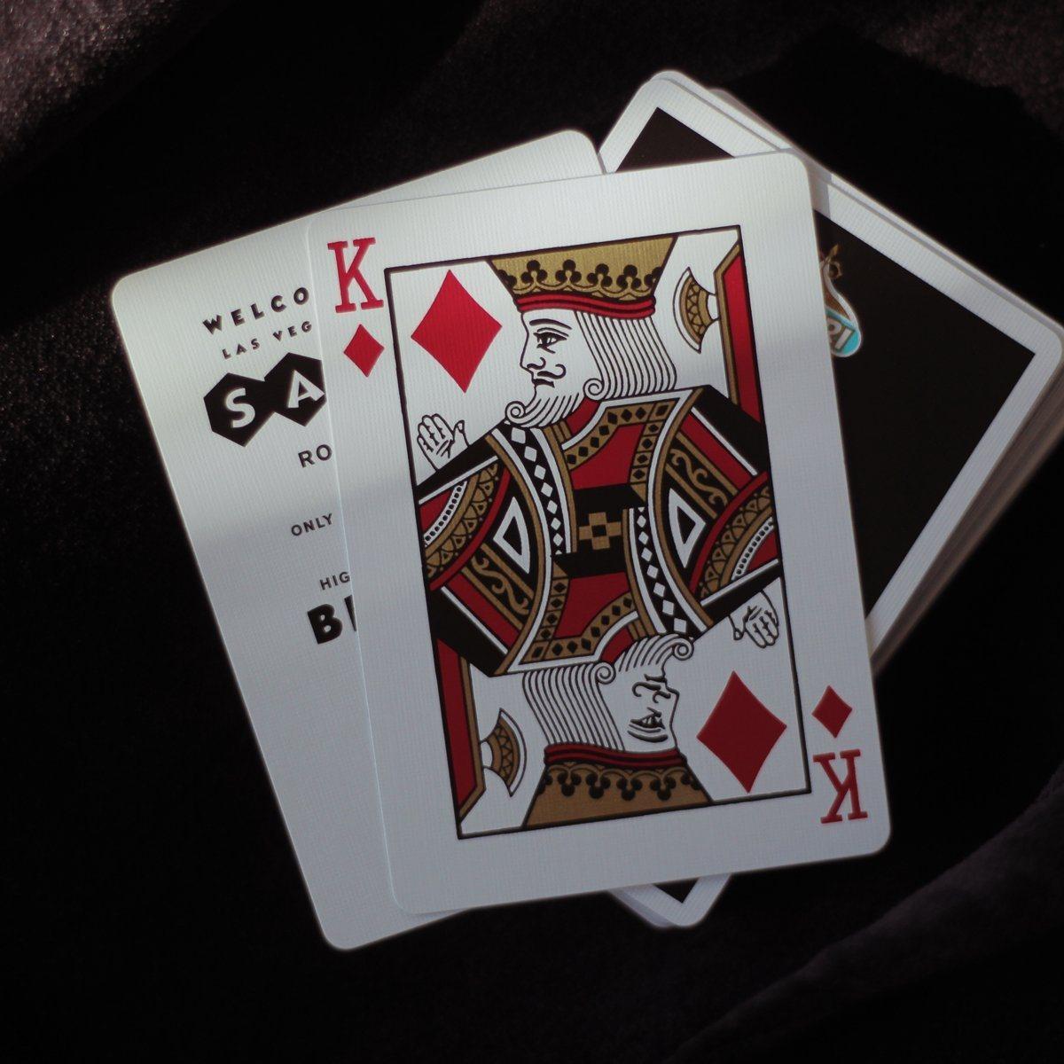 Safari Casino Black Playing Cards by Gemini