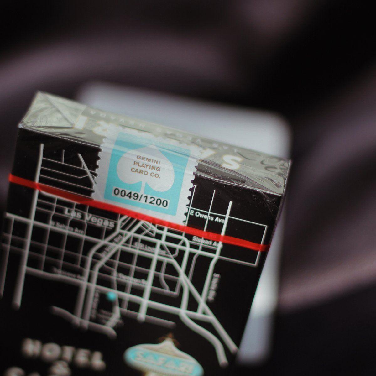 Safari Casino Black Playing Cards by Gemini