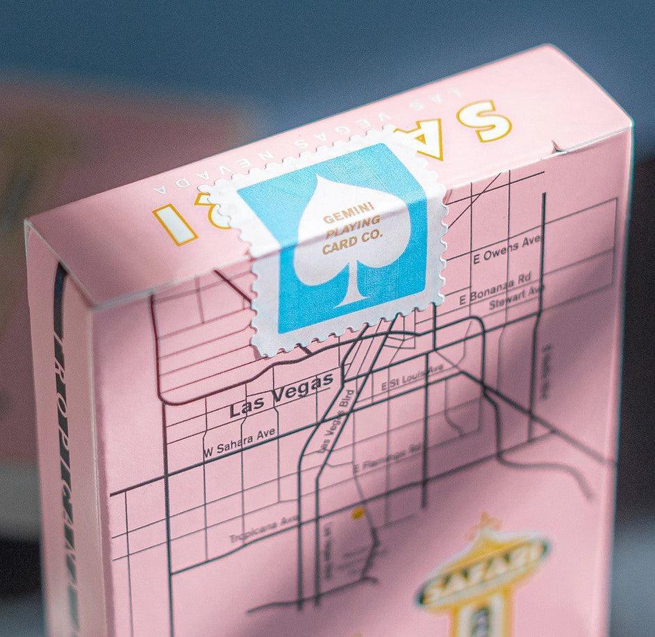 Safari Casino - Pink Playing Cards by Gemini