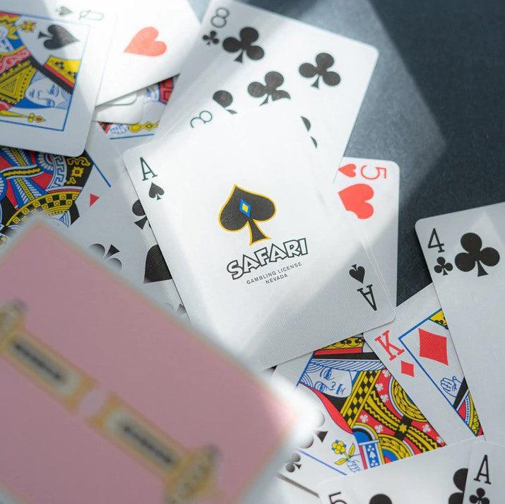 Safari Casino - Pink Playing Cards by Gemini