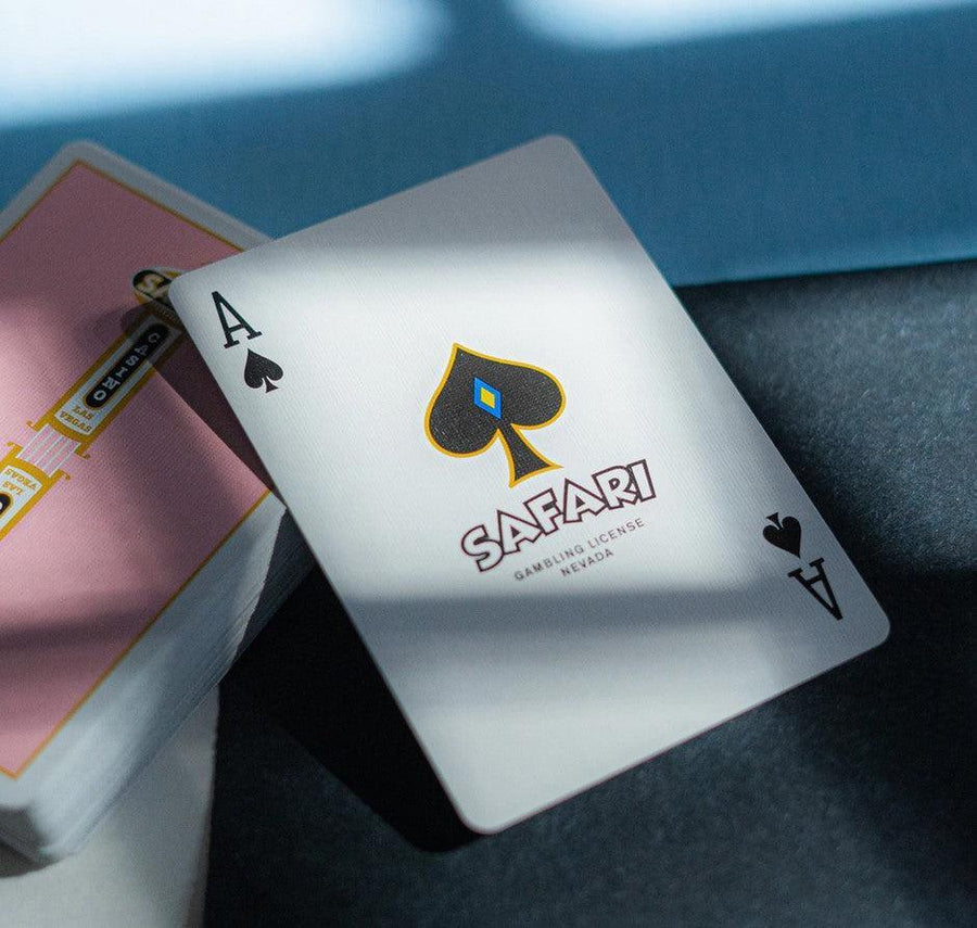 Safari Casino - Pink Playing Cards by Gemini