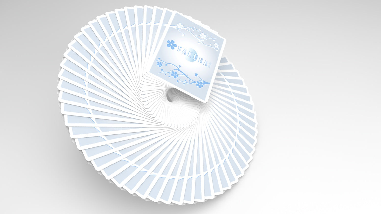 Sakura V2 Winter Edition Playing Cards by US Playing Card Co.