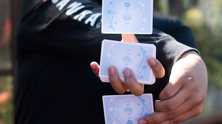 Sakura V2 Winter Edition Playing Cards by US Playing Card Co.
