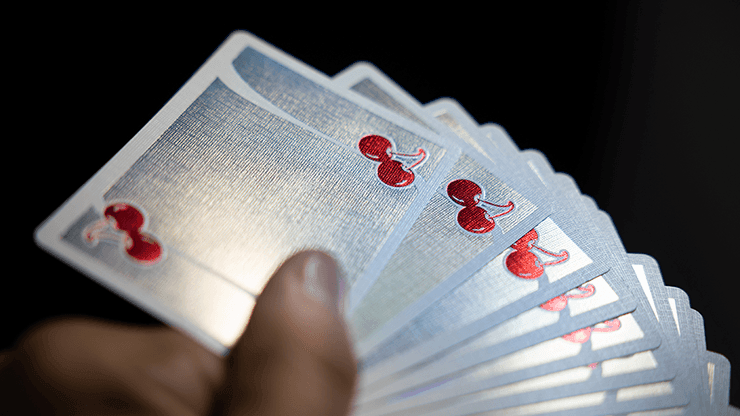 Holographic Sands Mirage Cherry Casino Playing Cards Playing Cards by Pure Imagination Projects