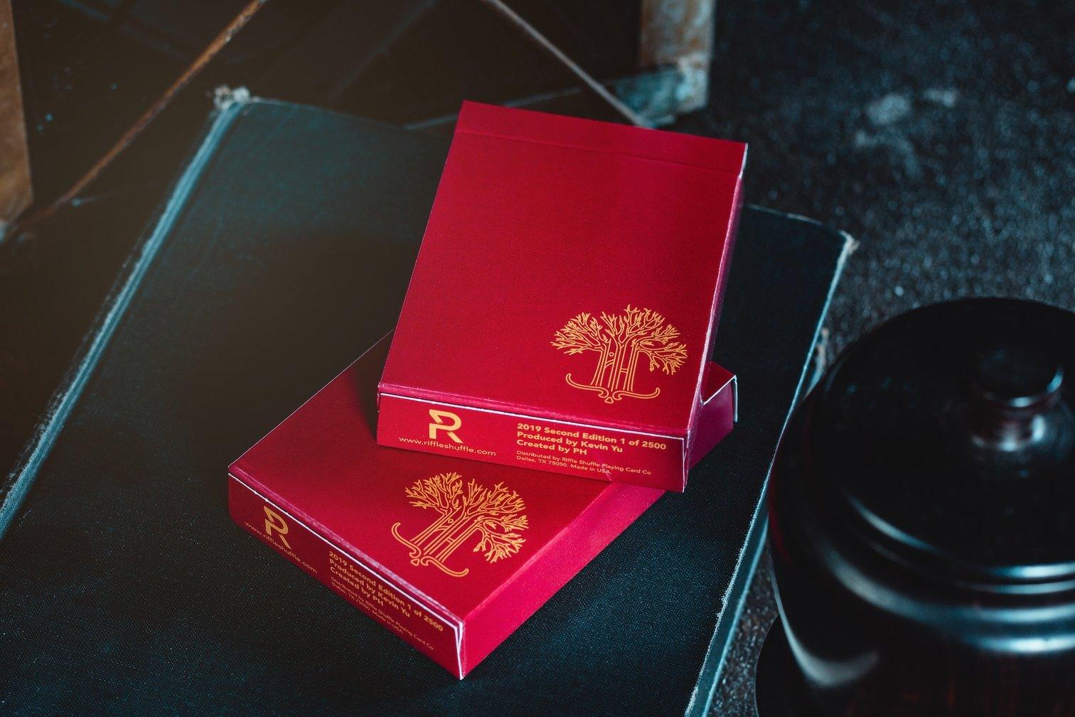Scarlet Philtre Playing Cards by Riffle Shuffle Playing Card Company