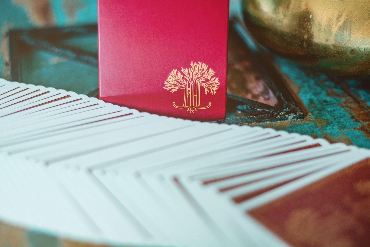 Scarlet Philtre Playing Cards by Riffle Shuffle Playing Card Company