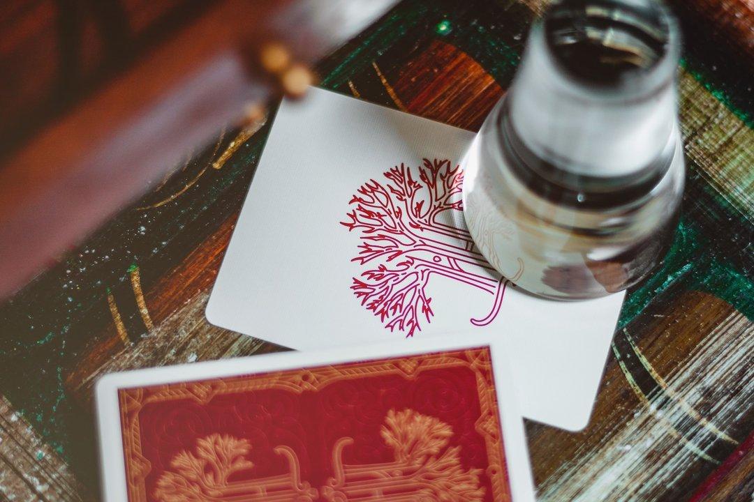 Scarlet Philtre Playing Cards by Riffle Shuffle Playing Card Company