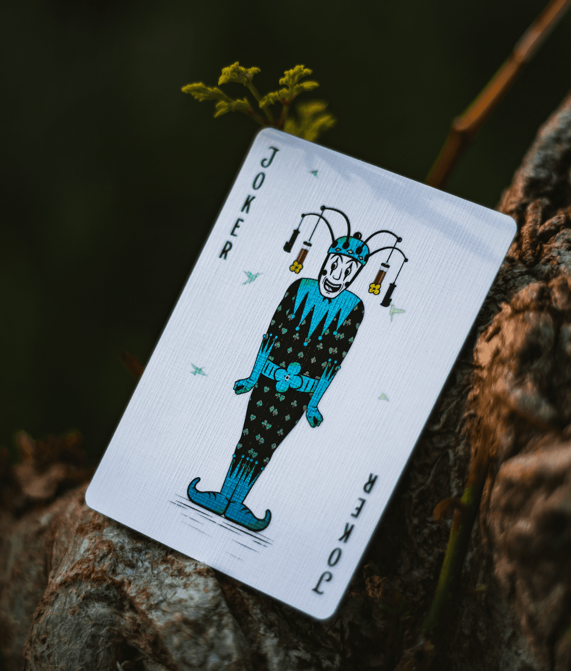 Marvelous Hummingbird Feathers Playing Cards Blue Playing Cards by Marvelous Decks Playing Cards