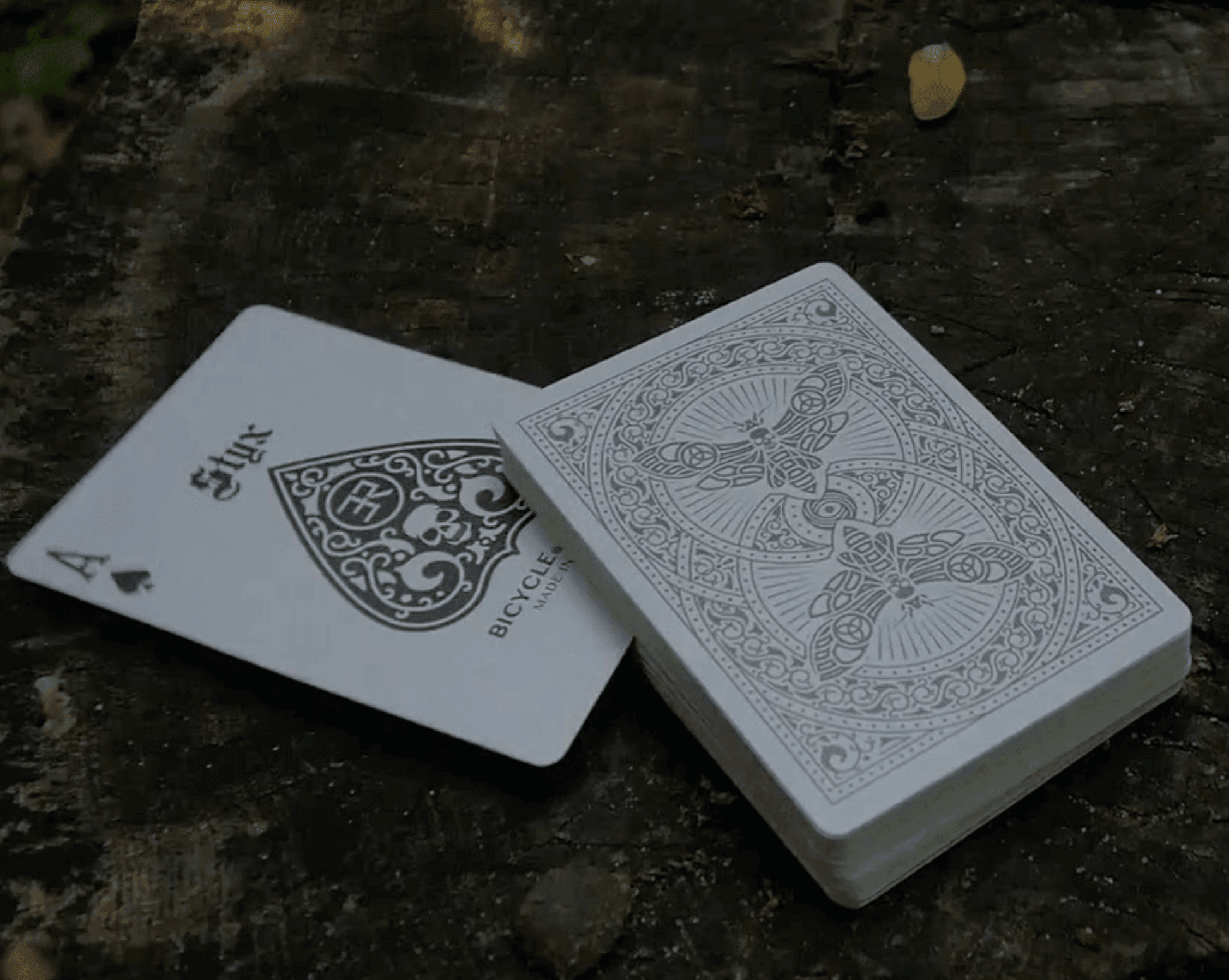 Bicycle Styx Playing Cards - White Playing Cards by US Playing Card Co.