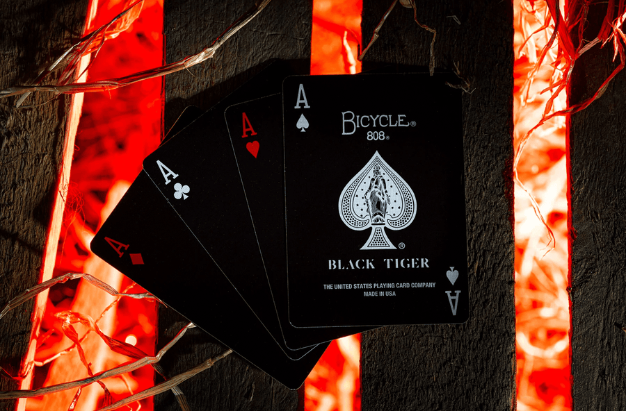 Mystery Deck - Bicycle Black Tiger Legacy Edition Playing Cards by Ellusionist