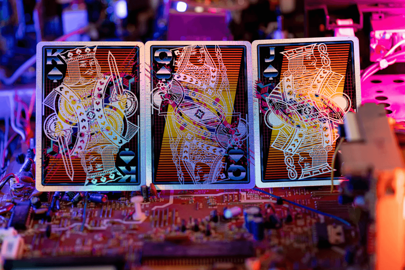 1982 VHS Playing Cards - Set Playing Cards by Kings Wild Project