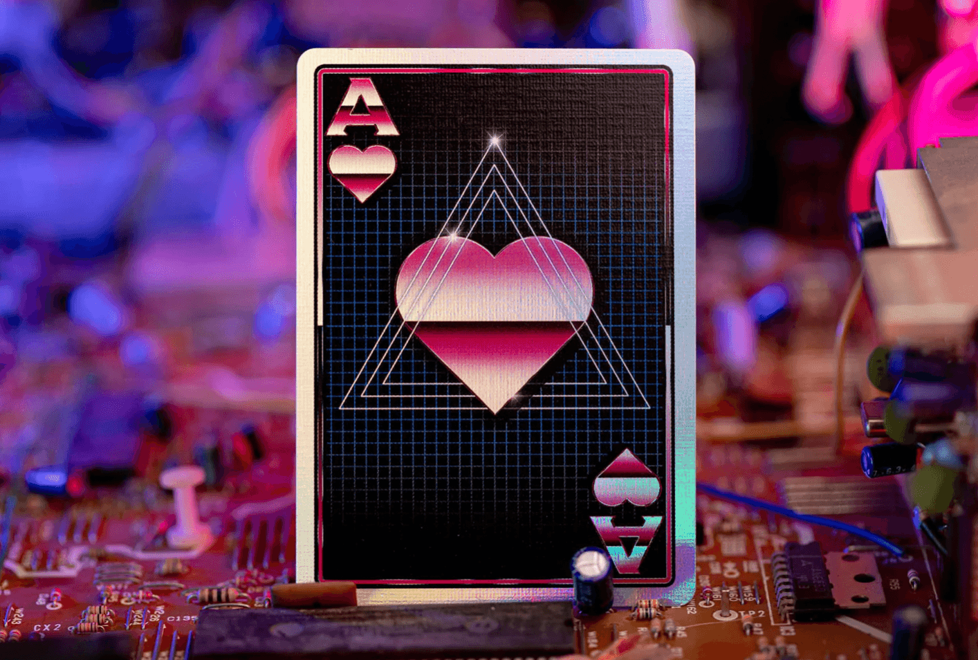 1982 VHS Playing Cards - Set Playing Cards by Kings Wild Project