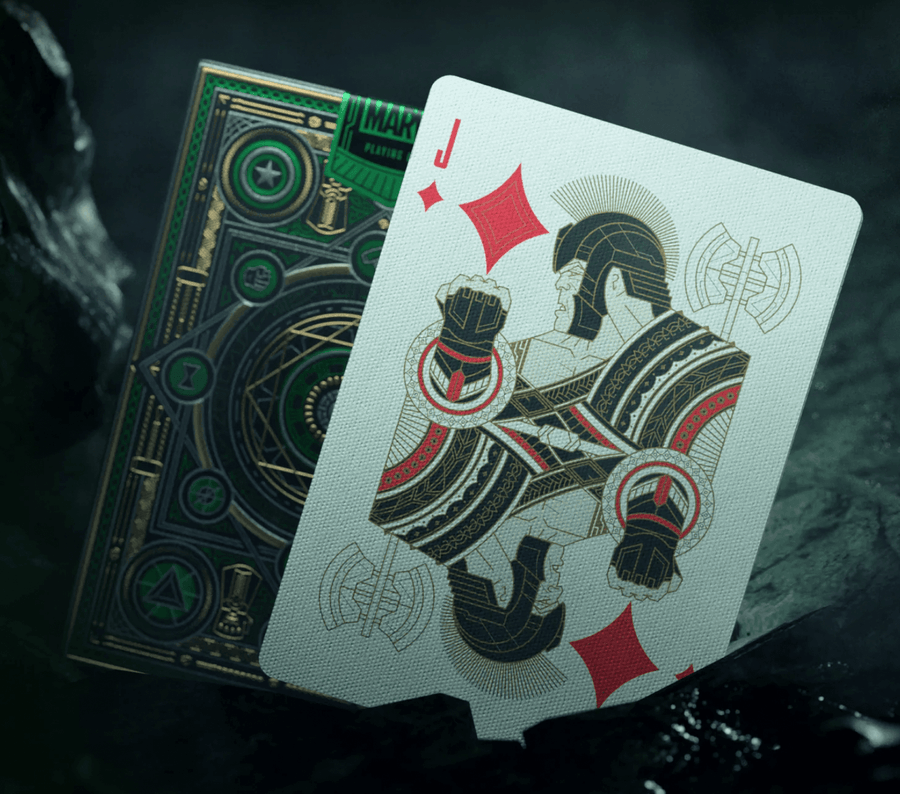 Avengers Playing Cards Green Edition Playing Cards by Theory11