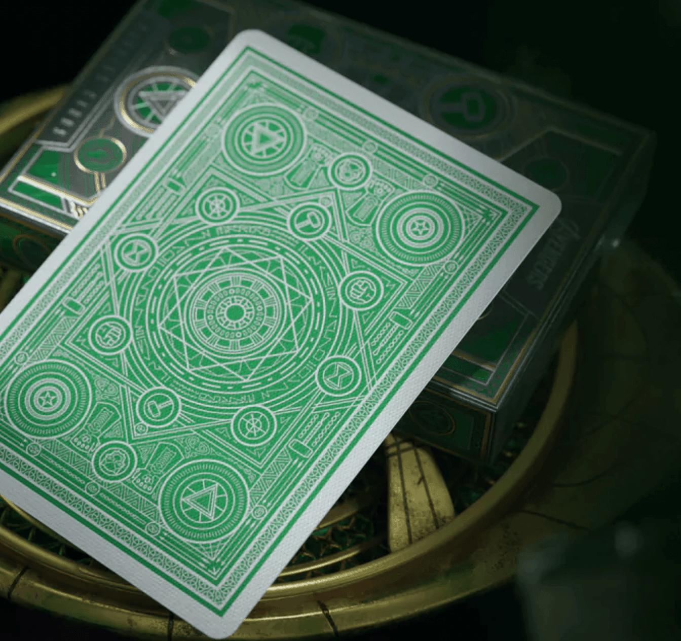 Avengers Playing Cards Green Edition Playing Cards by Theory11