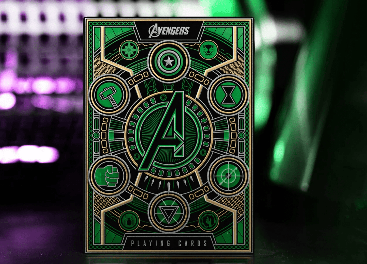 Avengers Playing Cards Green Edition Playing Cards by Theory11