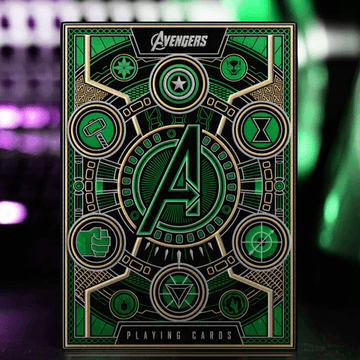 Avengers Playing Cards Green Edition Playing Cards by Theory11
