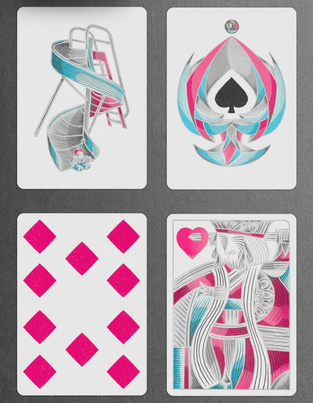 Reminisce Holo Playing Cards Playing Cards by Ark Playing Cards