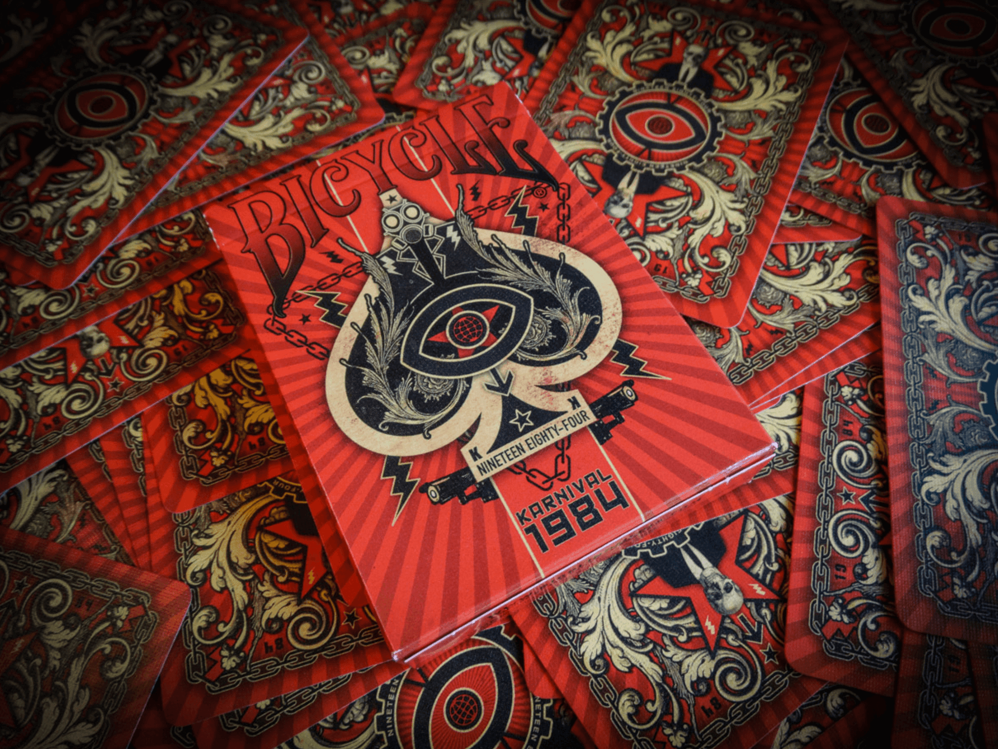 Karnival 1984 Deck of Playing Cards Playing Cards by Bicycle Playing Cards