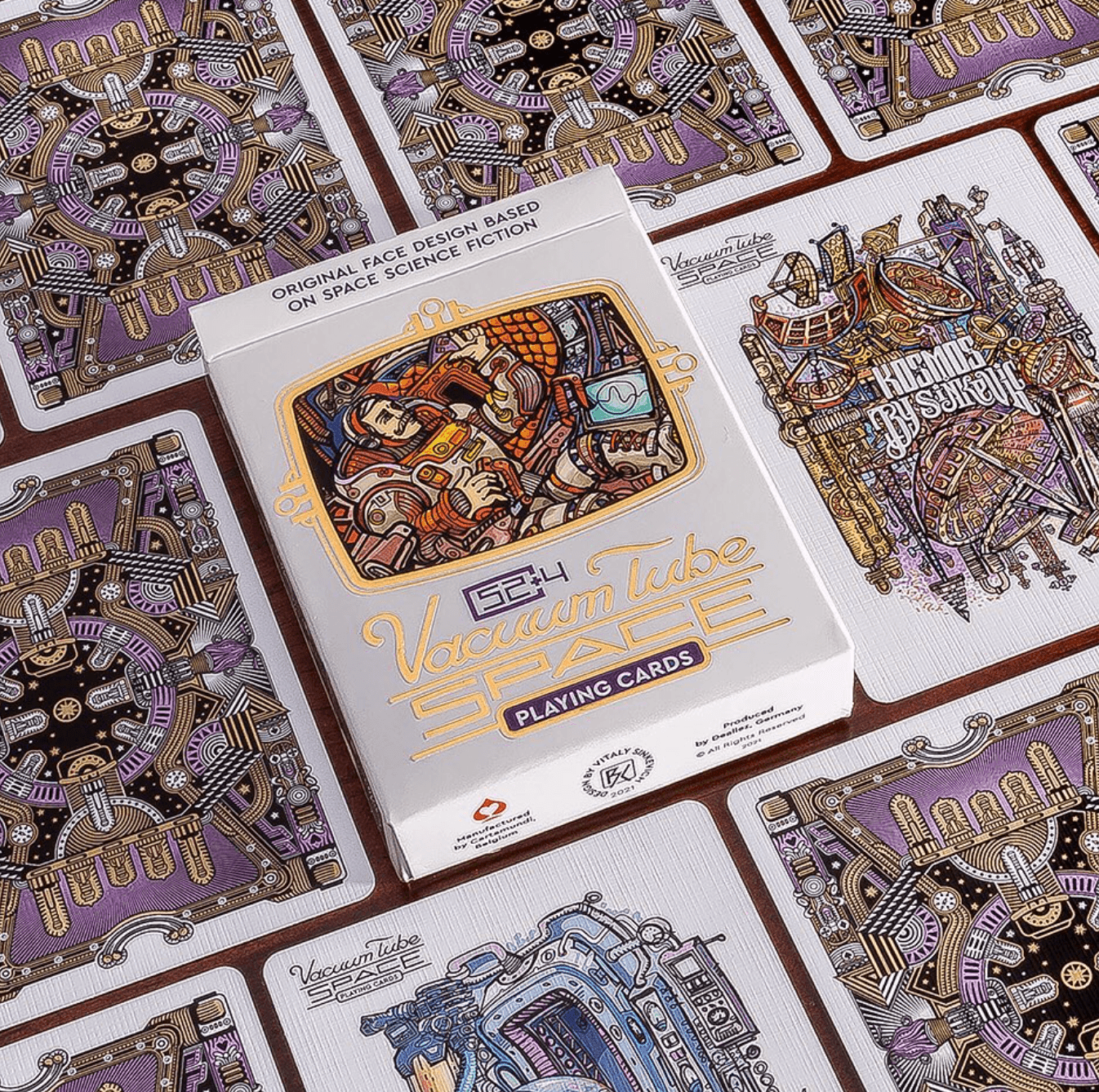 Vacuum Tube Space Playing Cards Playing Cards by Rare Playing Cards