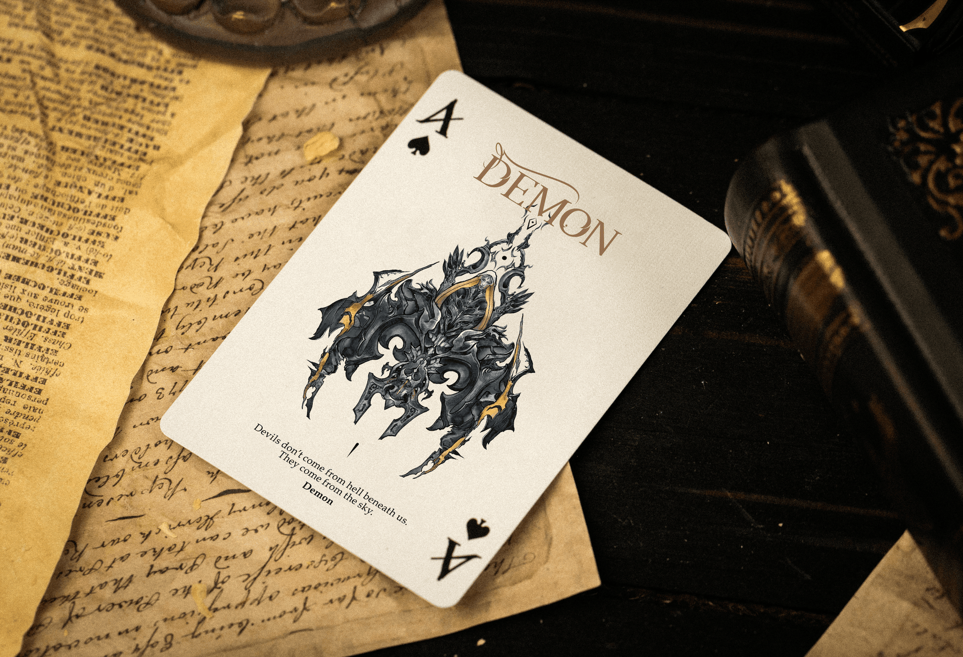 Demon Playing Cards - Vengeance Edition Playing Cards by Card Mafia