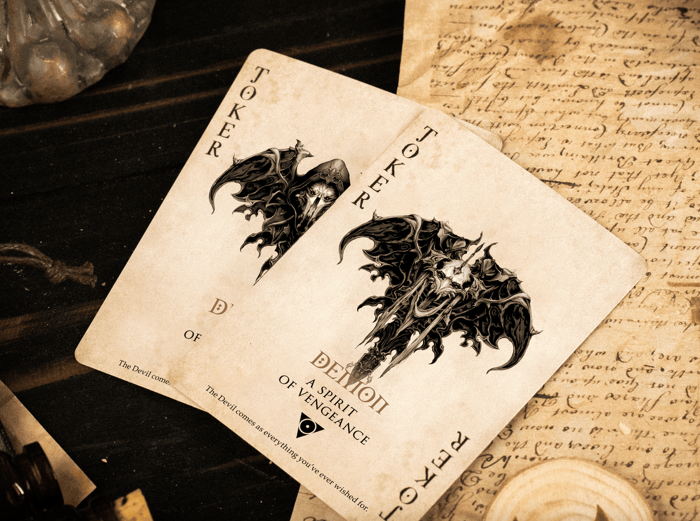 Demon Playing Cards - Vengeance Edition Playing Cards by Card Mafia
