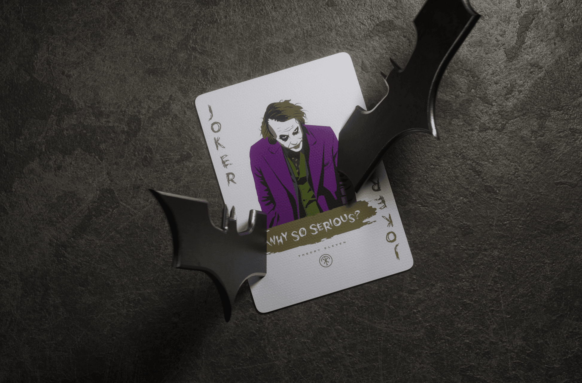 The Dark Knight Batman Playing Cards Playing Cards by Theory11