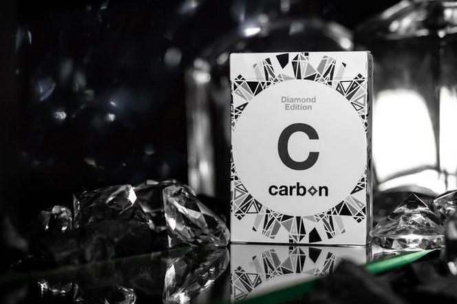 Carbon Playing Cards - Diamond Edition Playing Cards by Luke Wadey