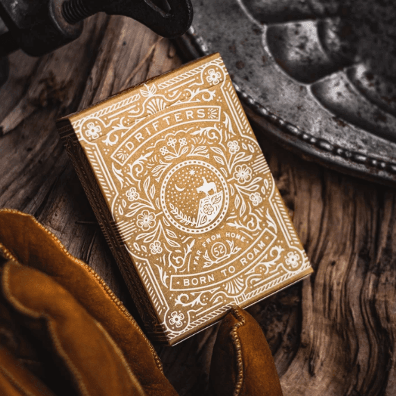 Drifters Playing Cards - Brown Playing Cards by Art of Play