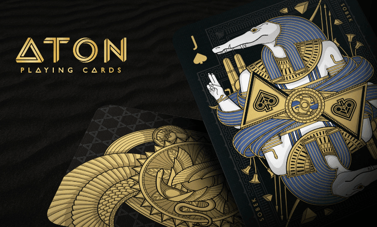 Aton Playing Cards - Ebony Edition Playing Cards by US Playing Card Co.