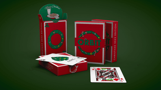 Orbit Christmas V2 Playing Cards Playing Cards by Orbit Brown